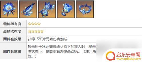 原神绫华圣遗物搭配推荐 原神神里绫华最佳圣遗物选择推荐