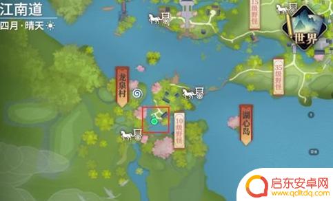 剑侠世界3新年彩蛋 《剑侠世界3》龙泉村彩蛋位置图解