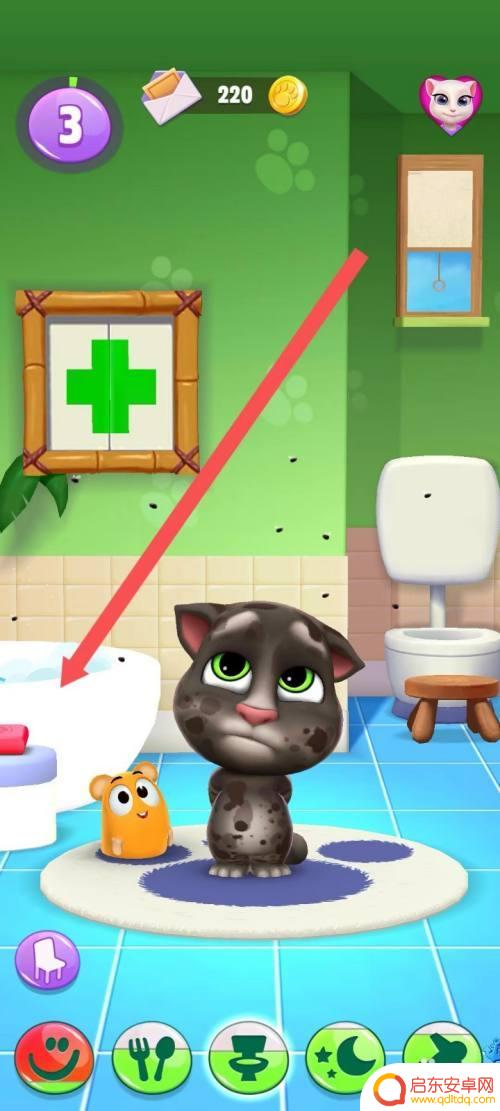 我的汤姆猫2怎么洗澡的 我的汤姆猫2洗澡技巧