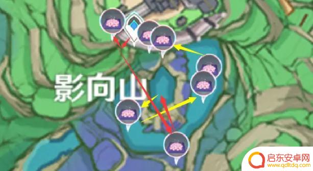 原神鸣神岛绣球怎么采集 原神绯樱绣球采集路线分享
