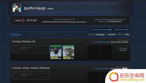 steam分解卡片徽章 STEAM徽章剩余所需卡牌信息查询方法