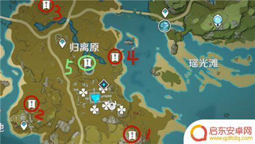 原神前往归离集遗迹寻找奇怪的圆盘 原神宝藏归离四个圆盘的解谜方法