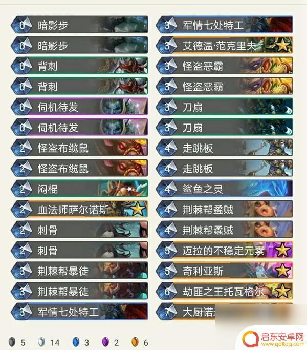 炉石传说 泽尔 炉石传说泽尔的怪盗卡组攻略