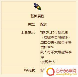 泰拉瑞亚侦查镜id 《泰拉瑞亚》侦察镜配饰详细属性介绍