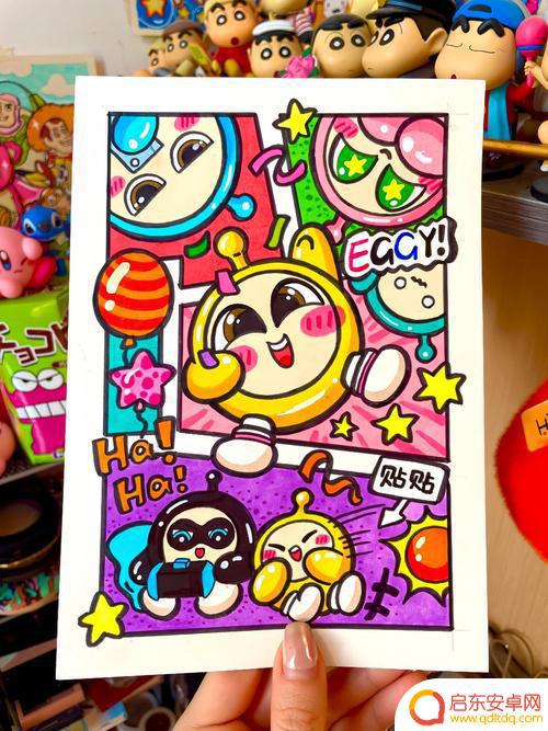 烟台中小学生“才艺秀”作品选登：绘画作品《蛋仔派对》
