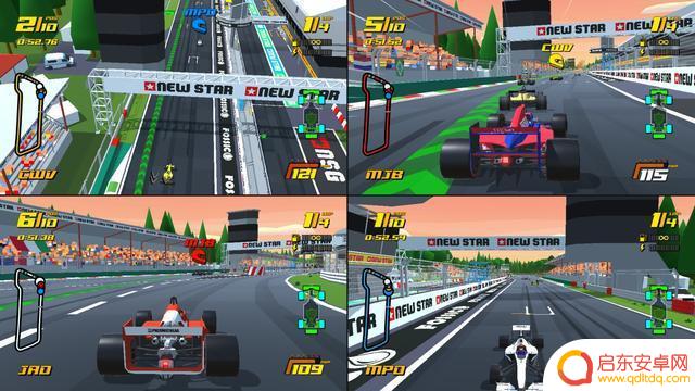 F1赛车新游《New Star GP》上架steam 复古街机风