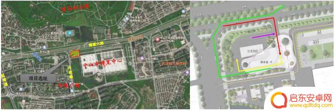 深圳手机导航怎么用 深中跨市公交博览中心站设计方案