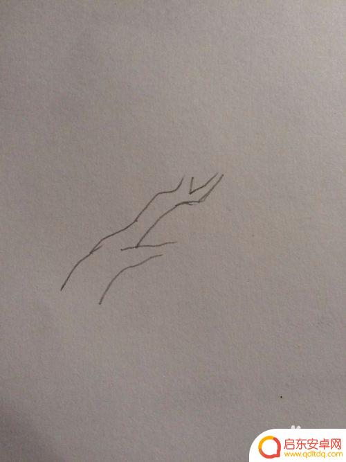 如何在手机上画桃花 如何用简单的线条画出好看的桃花