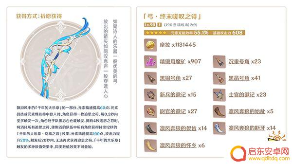 原神温迪武器推荐排行 原神3.1版本温迪武器选择攻略