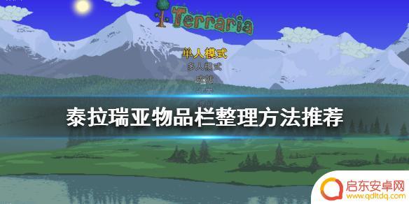 泰拉瑞亚物品收纳技巧 泰拉瑞亚物品栏整理方法分享