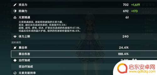原神怎么看角色面板 原神游戏中面板怎么看