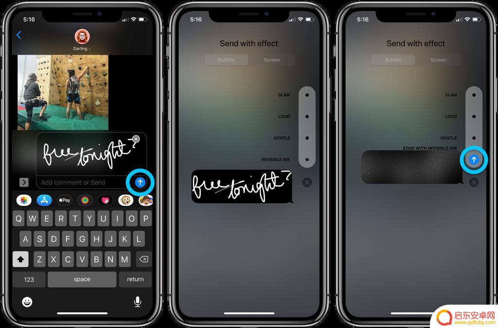 苹果手机怎么设置短信文字 iPhone 手写 iMessage 教程
