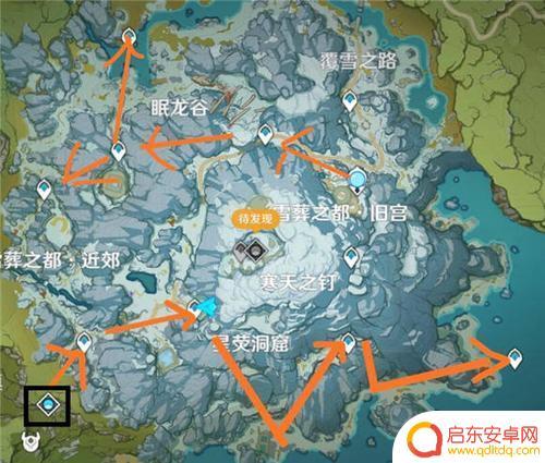 原神雪山怎么开锚点 原神雪山最中间的那个锚点攀爬技巧