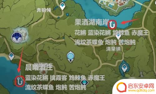 原神苦头鲍刷新点(原神苦头鲍钓鱼点)