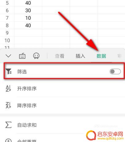 手机筛选怎么操作excel 手机中如何使用Excel筛选功能步骤