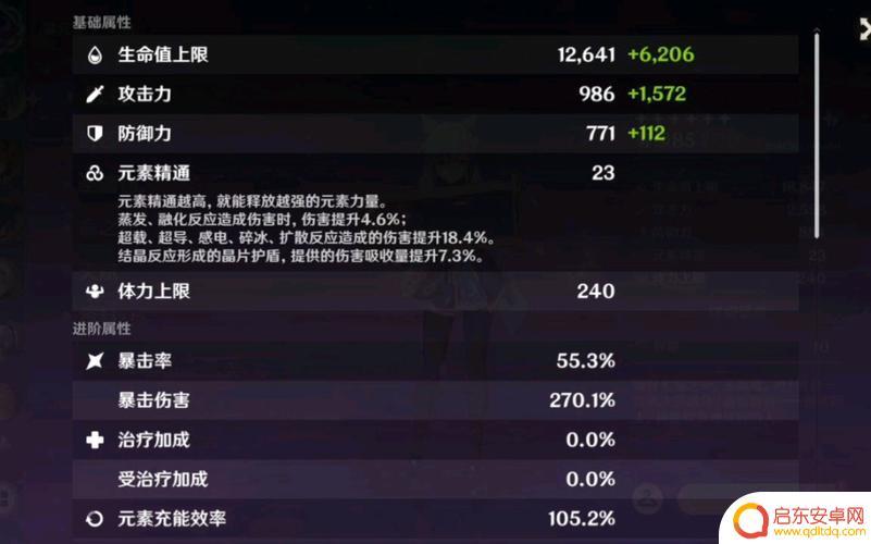 原神理论最高暴击面板 原神暴击率每次提升多少