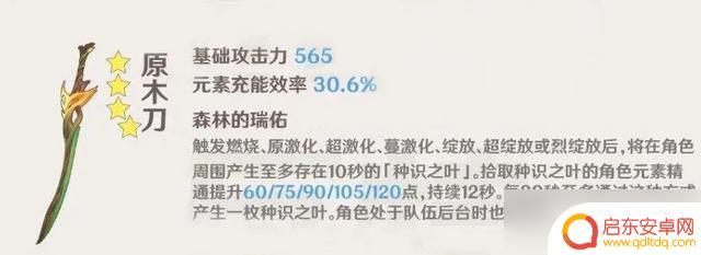 原神原木刀适合万叶吗 《原神》原木刀适合哪个角色使用