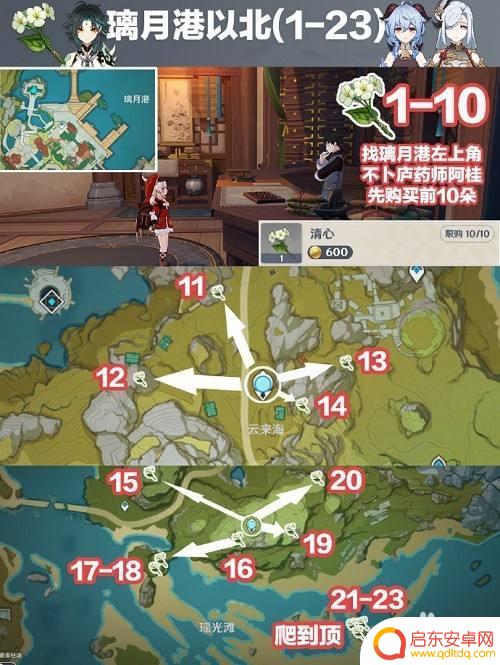原神清新图片位置：探索原神世界中最美的风景拍摄地