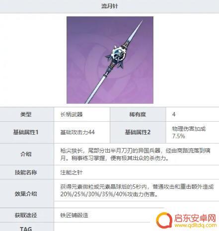 原神香凌武器推介 《原神》香菱武器推荐攻略