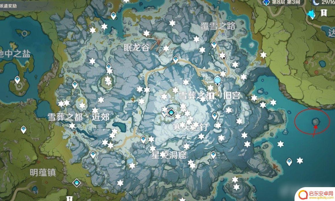 原神含有绯红玉髓的宝箱 原神绯红玉髓宝箱位置图解