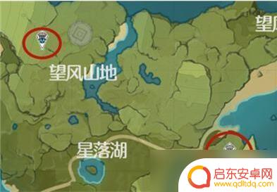 原神里面蒙德地灵龛的位置 原神蒙德地灵龛位置图解