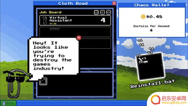 讽刺点击游戏《安装费大亨》Steam页面上线 10月10日发售