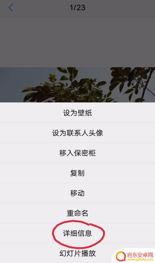 如何查看手机拍照好坏图片 手机照片的详细信息在哪里查看