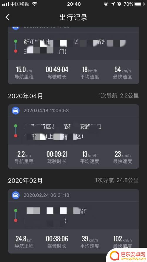 手机没有地图如何导航行程 高德地图自己行程查看步骤