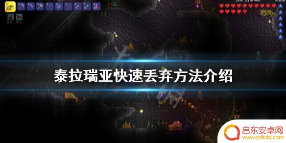 泰拉瑞亚如何丢东西 泰拉瑞亚 快速丢弃物品
