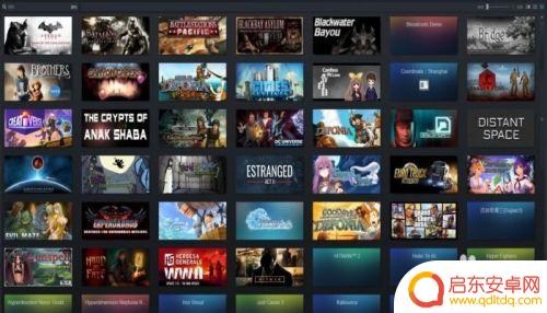 steam下载视图 STEAM游戏库视图切换教程