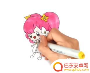小花仙怎么涂 小花仙怎么画步骤