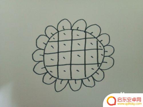 如何在手机上画一朵花 怎样画一朵花的教程