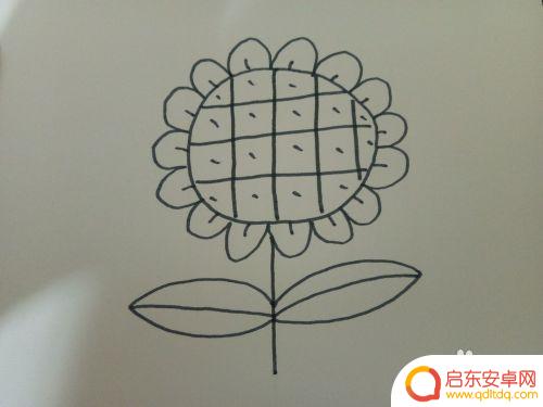 如何在手机上画一朵花 怎样画一朵花的教程