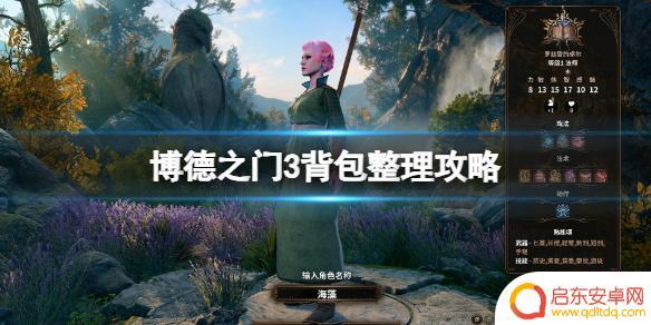 博德之门3如何整理背包 背包物品整理攻略