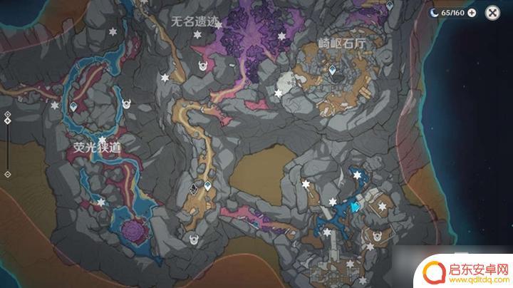 原神层岩隐藏树洞 《原神》层岩巨渊发光树枝位置图文教程