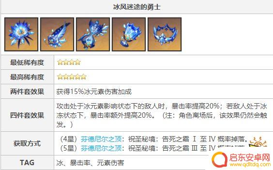 原神凯亚新手圣遗物推荐 原神凯亚圣遗物搭配推荐攻击力