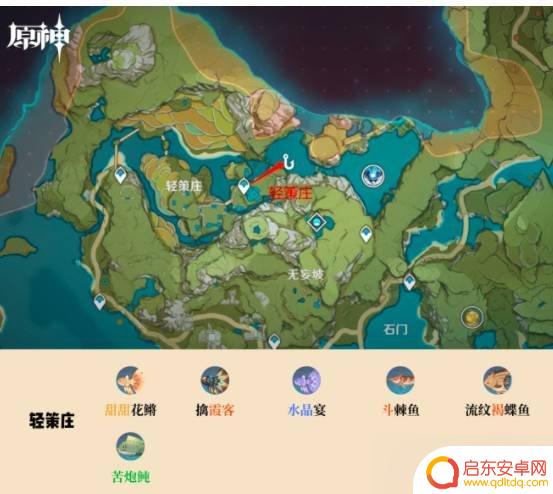 原神所有钓鱼点位 原神钓鱼地点位置介绍