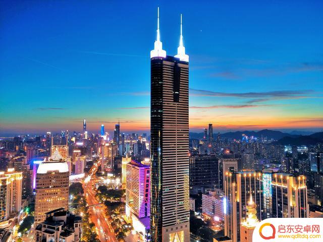 抖音壁纸深圳夜景(抖音背景图夜景)