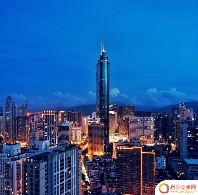抖音壁纸深圳夜景(抖音背景图夜景)
