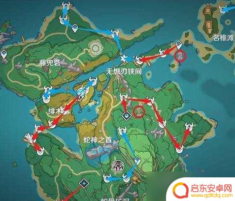 原神 刷刀路线攻略 原神刀镡采集地图攻略