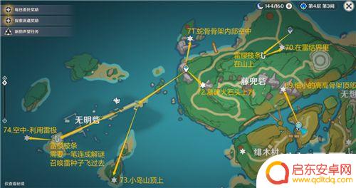 原神井下雷神瞳 原神雷神瞳全收集攻略