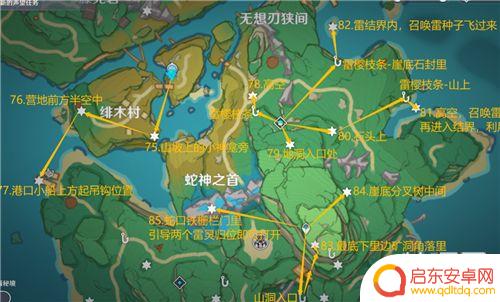 原神井下雷神瞳 原神雷神瞳全收集攻略