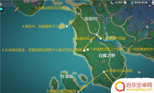原神井下雷神瞳 原神雷神瞳全收集攻略