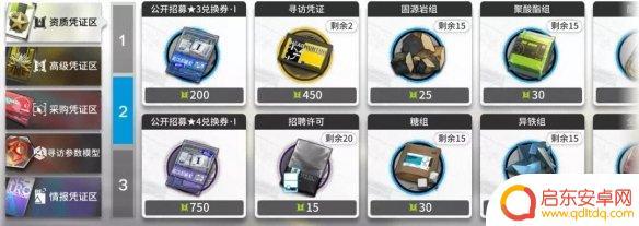 明日方舟兑换材料 明日方舟绿票兑换资质凭证优先级