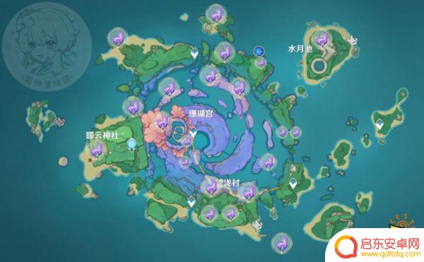 原神稻妻阴间神瞳位置 原神海祇岛雷神瞳详细图文指南