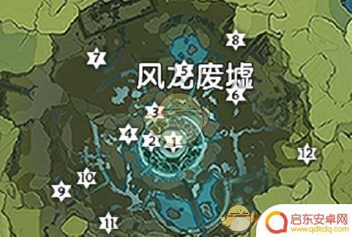 原神蒙德风龙废墟风神瞳 原神风神瞳地图位置分享