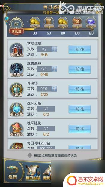 斗罗大陆怎么获得活跃度 斗罗大陆手游活跃点怎么获取