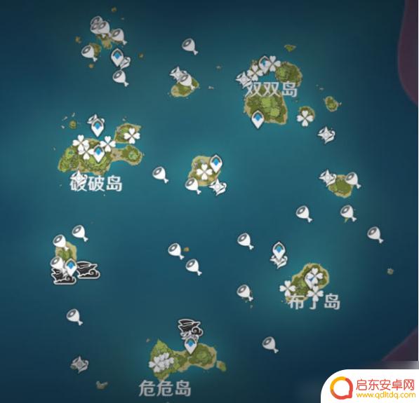 原神离岛宝箱位置 原神海岛23个宝箱位置图解