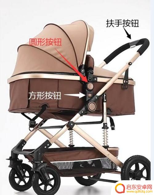 婴儿手机怎么折叠 pouch婴儿车如何折叠步骤