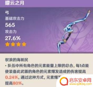 原神荧突破材料叫什么 原神曚云之月突破材料掉落地点